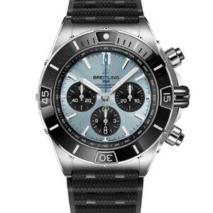 Breitling Super Chronomat B01 44 - Stainless Steel & Platinum On Strap